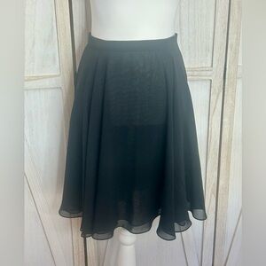 Adrianna Papell Evening Essentials Skirt size  Black Midi Flowy Fairy
Whimsigoth